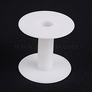 (Defective Closeout Sale), Plastic Empty Spools for Wire, Thread, White, 83x80mm(TOOL-D042)