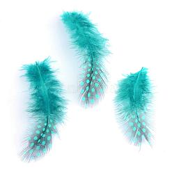 Chicken Feather Costume Accessories, Dyed, Dark Turquoise, 65~135x25~45mm(FIND-Q048-03)