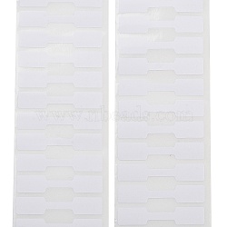 Writable Paper Hang Tags, Jewelry Display Paper Price Tags, with Adhesive Stickers, White, 6.7cm(AJEW-Z030-03B)