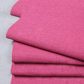 Cotton Flax Fabric, Sofa Cover, Garment Accessories, Medium Violet Red, 29~30x19~20x0.07cm