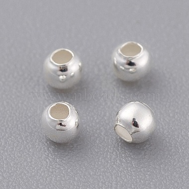 Sterling Silver Spacer Beads(X-STER-A010-2mm-239A)-2