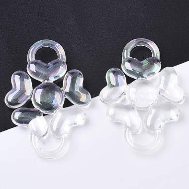Liens en acrylique transparent(PACR-R246-065)-2