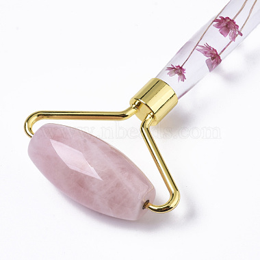 Натуральный розовый кварц массаж инструменты(X-G-R466-01G)-4