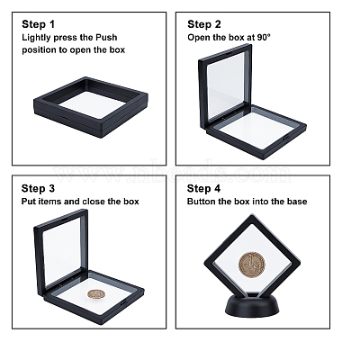 Polyethylene(PE) 3D Floating Frame Display Holder(ODIS-FH0001-02A-01)-3