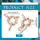2Pcs 925 Sterling Silver Spring Ring Clasps(FIND-PH0022-63RG)-2