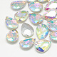 Pointed Back Glass Rhinestone Cabochons(RGLA-T081-10x14mm-05)-1