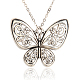 Tibetan Style Alloy Butterfly Pendants(TIBE-M001-153)-1