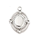 304 Stainless Steel Pendant Cabochon Settings(STAS-I197-005P)-3