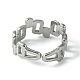 304 Stainless Steel Open Cuff Ring(RJEW-L110-036P)-3