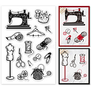 Custom PVC Plastic Clear Stamps, for DIY Scrapbooking, Photo Album Decorative, Cards Making, Mixed Shapes, 160x110x3mm(DIY-WH0448-0308)