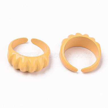 Spray Painted Alloy Cuff Rings(RJEW-T011-33C-RS)-2