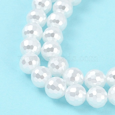 Electroplated Glass Pearl Beads Strands(BSHE-C007-A01-01-1)-4