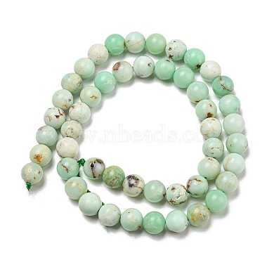 Natural Green Opal Beads Strands(G-R494-A08-03)-2