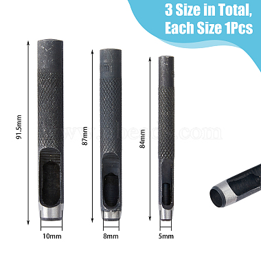 3piezas 3 estilos de perforadoras de acero con alto contenido de carbono(TOOL-DC0001-04)-2