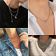 Soldered Brass Paperclip Chains(CHC-SC0001-01D-P)-6