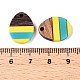 Epoxy Resin & Walnut Wood Pendants(RESI-N039-121B)-3