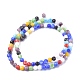 Handmade Millefiori Glass Round Beads Strands(X-LK-R004-91)-2
