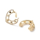 Heart Cubic Zirconia Hoop Earrings(EJEW-M216-07B)-1