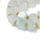 Natural Aquamarine Beads Strands(G-G053-B10-01B)-3