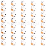 40Pcs Resin Mini Cow Home Display Decoration, White, 16.5x8x13mm(JX874A)