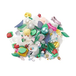 Lucky Bag, Mixed Style Acrylic Resin Charms Pendents, Plastic Beads, Random Color(DIY-LUCKYBAY-98)
