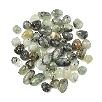 Grade A Natural Prehnite Beads, Tumbled Stones, No Hole/Undrilled, Nuggets, 15~40.5x11~20x7~19mm