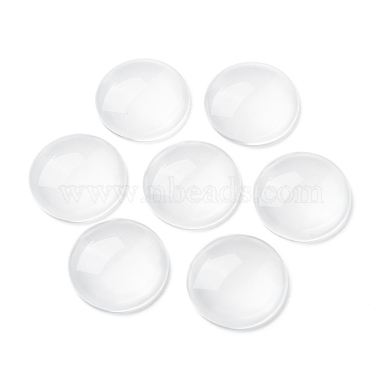 Transparent Glass Cabochons(GGLA-R026-20mm)-4