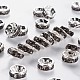 Brass Grade A Rhinestone Spacer Beads(RSB038NF-03)-1