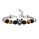 Tiger Eye Beaded Bracelets(PW-WG63DC0-01)-5