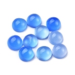Natural Agate Cabochons, Half Round, 4x2~2.5mm(G-P393-R60-4MM)