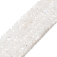 Natural Rainbow Moonstone Beads Strands, Faceted, Rondelle, 4x2mm, Hole: 0.7mm, about 152pcs/strand, 15.35''(39cm)(G-I341-05)