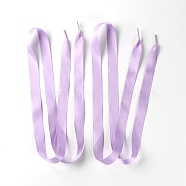 (Clearance Sale)Flat Smooth Polyester Satin Shoelaces, for Shoe Accessories, Plum, 1210x20mm, 2pcs/pair(DIY-WH0265-05J)