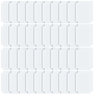 Plastic Playing Board Game Card Separator, Trading Card Dividers, White, 94x70x0.5mm(FIND-WH0418-66H)