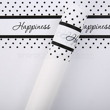 White Plastic Gift Wrapping Paper
