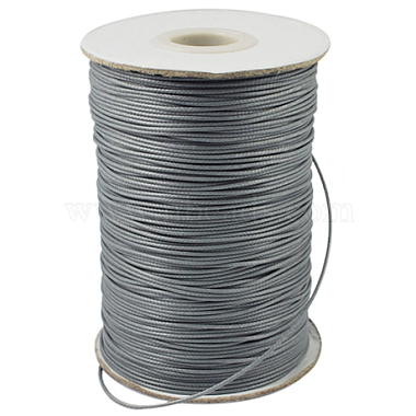 1.2mm DarkGray Waxed Polyester Cord Thread & Cord