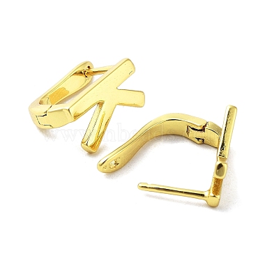 Brass Letter Stud Earrings for Women(EJEW-A038-01K-G)-2