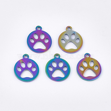 Ion Plating(IP) 304 Stainless Steel Pet Charms(STAS-Q201-JN211)-3