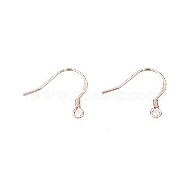 925 Sterling Silver Earring Hooks(STER-N016-32RG)-2