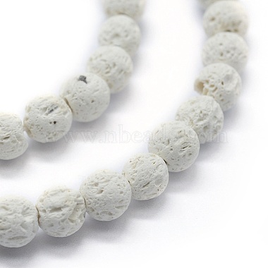 Synthetic Lava Rock Round Beads Strands(G-E508-04-4mm-1)-3