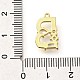 Brass Micro Pave Cubic Zirconia Pendants(KK-M310-01G-02)-3