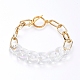 (vente d'usine de fêtes de bijoux) ensembles de bracelets de chaîne(BJEW-JB05164)-4