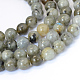 Chapelets de perles rondes en labradorite naturelle(X-G-E334-8mm-19)-1