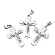 304 Stainless Steel Crucifix Cross Big Pendants for Easter(STAS-V0493-79C)-3