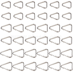 90Pcs 3 Styles 304 Stainless Steel Adjuster Triangle Double Buckles, Fit For Top Drilled Beads, Webbing, Strapping Bags, Stainless Steel Color, 12.5~15.5x13.5~17x2mm, Inner Diameter: 10.5~13.5x11.5~15mm, 30pcs/style(STAS-SC0008-93)