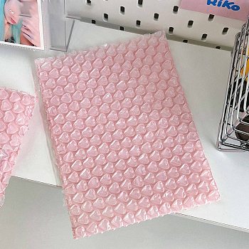 Rectangle Self Seal Bubble Mailers, Waterproof Padded Envelope Packaging, for Jewelry Makeup Supplies, Pink, 20.5x15.5cm