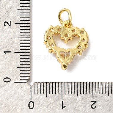 Brass Micro Pave Cubic Zirconia Pendants(KK-C072-41G)-3