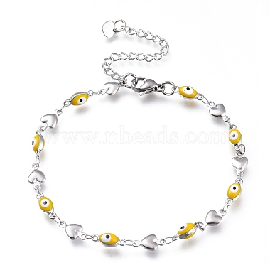 Yellow Stainless Steel Bracelets