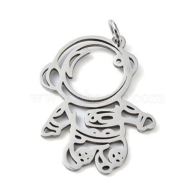 Stainless Steel Color Human 304 Stainless Steel Pendants