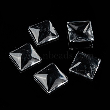 Transparent Glass Square Cabochons(X-GGLA-S022-15mm)-6