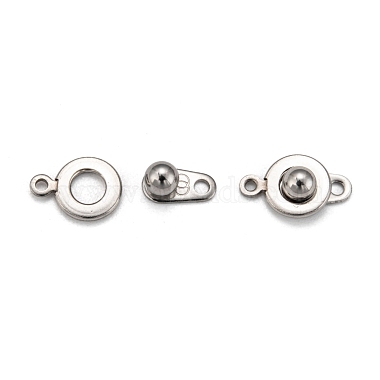 201 Stainless Steel Snap Clasps(STAS-K148-11)-2